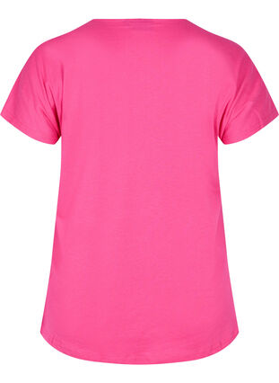 T-shirt ample à manches courtes en coton, Beetroot Pur Faith, Packshot image number 1