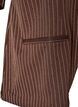 Blouse &agrave; fines rayures avec strass et boutons, Marron, Packshot image number 3