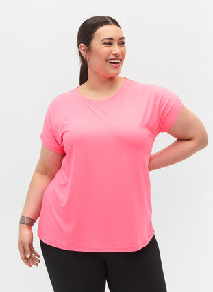 T-shirt basique, Neon pink, Model image number 0