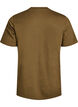 T-shirt basique en coton &agrave; col rond, Vert fonc&eacute;, Packshot image number 1