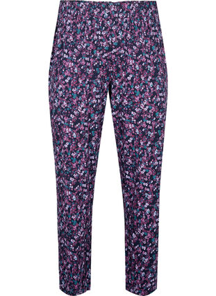 Pantalon de pyjama en coton avec imprimé, Night Sky Ditsy AOP, Packshot image number 0