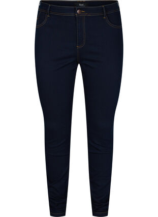 Extra slim fit Amy jeans met hoge taille, 1607B Blu.D., Packshot image number 0