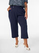 7/8 broek met losse pasvorm, Blauw, Model image number 2