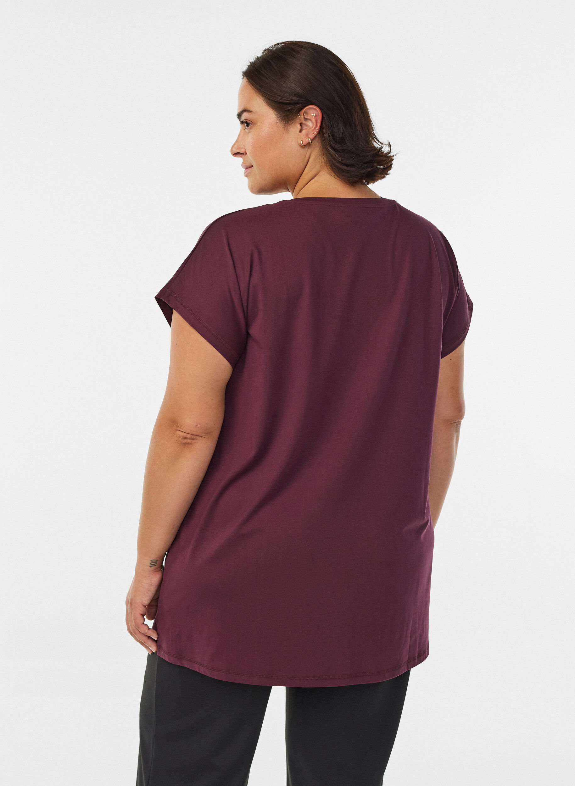 ZizziLang workout T-shirt, Rood, Model image number 2