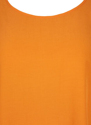 Chemisier à manches courtes en viscose, Orange Peel, Packshot image number 2