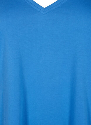 FLASH - T-shirt avec col en V, Ultramarine, Packshot image number 2