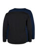 Lot de 2 blouses basiques en coton, Black/Navy B, Packshot image number 1