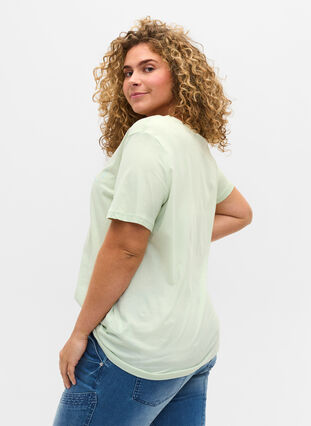 T-shirt en coton à manches courtes avec imprimé, Spray Day Dreamer, Model image number 1