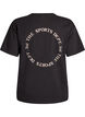 Sporty T-shirt in biologische katoen, Zwart, Packshot image number 1