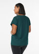 Effen gekleurd trainingsshirt, Groen, Model image number 2