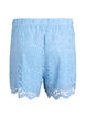 Short en dentelle taille haute avec poches, Bleu, Packshot image number 1