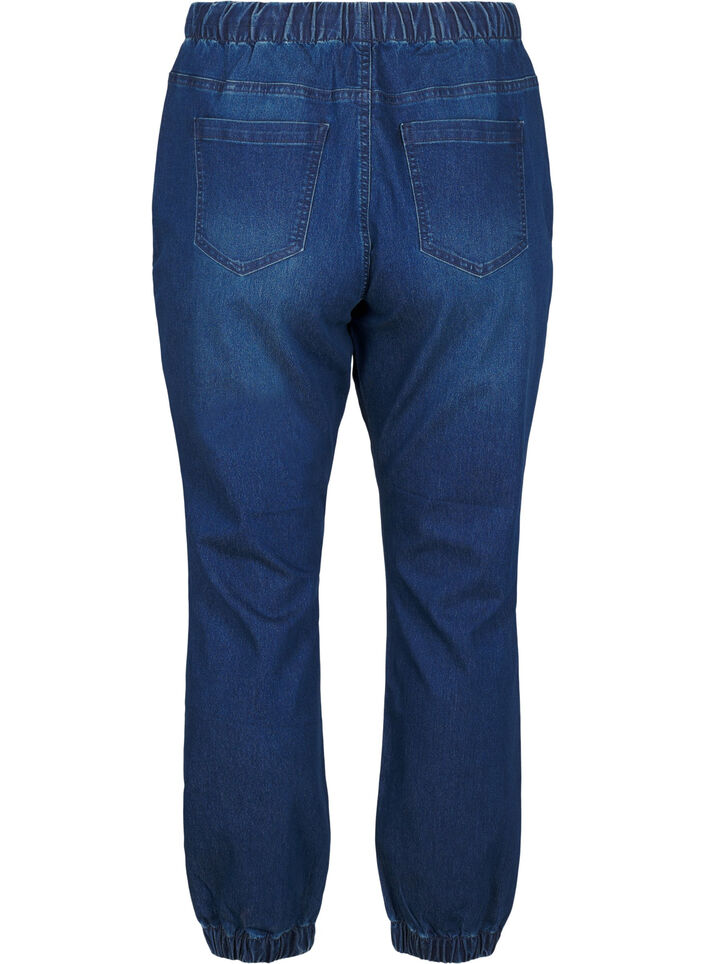 Denim joggers met zakken, Blauw, Packshot image number 1