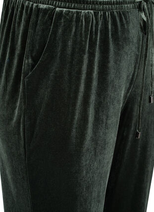 Pantalon ample en velours avec poches, Forest Night, Packshot image number 2