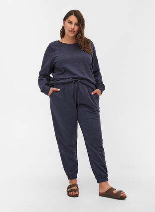 Pantalon de jogging ample avec poches, Night Sky Mel, Model image number 0