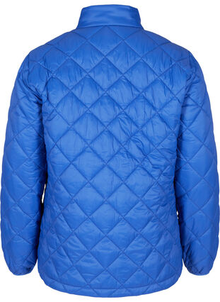 Veste légère matelassée avec fermeture éclair et poches, Dazzling Blue, Packshot image number 1