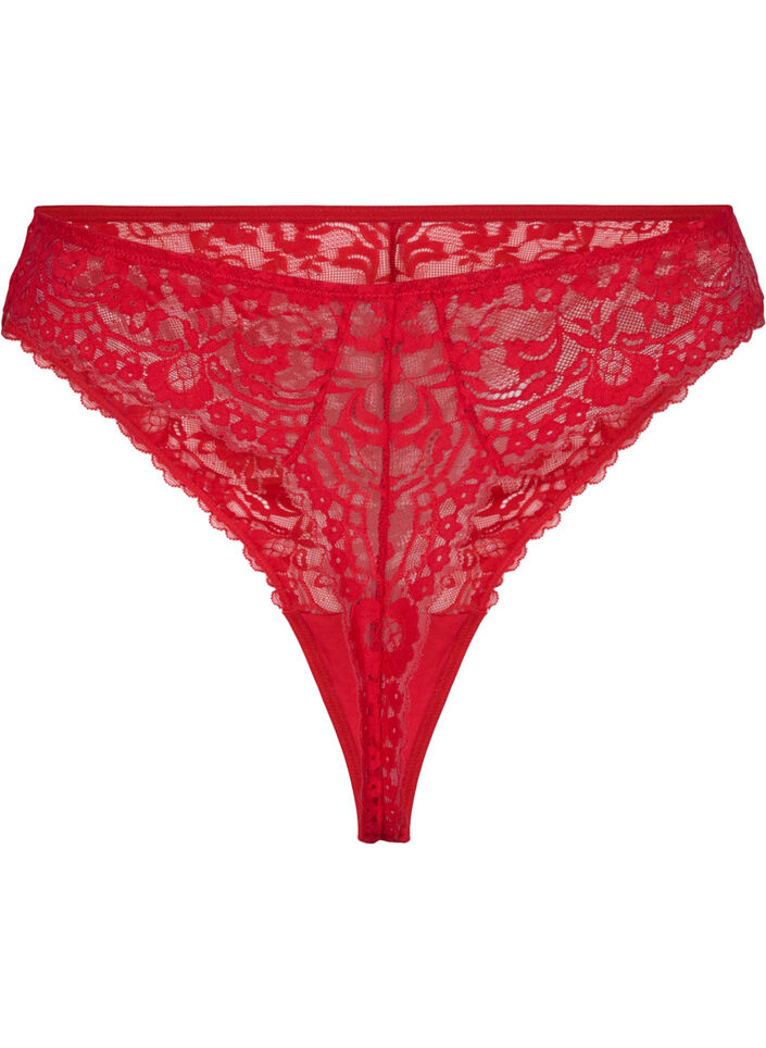String en dentelle avec taille régulière, Red Ass., Packshot image number 1