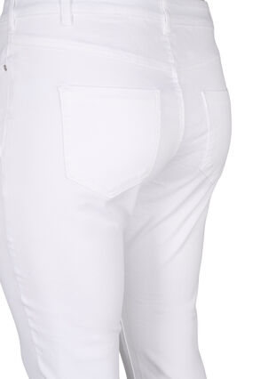 Jean taille régulière Viona, White, Packshot image number 3