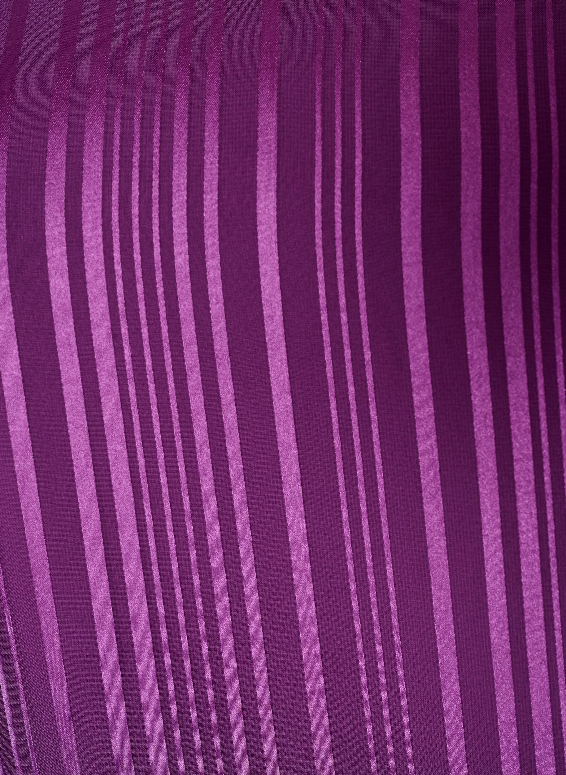 ZizziBlouse &agrave; rayures avec coupe ballon, Violet, Packshot image number 2