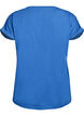 T-shirt met korte mouwen van katoenmix, Blauw, Packshot image number 1