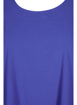Robe sans manches en coton, Dazzling Blue, Packshot image number 2