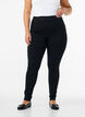 Jeggings met hoge taille, Zwart, Model image number 2
