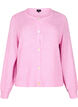 Cardigan en maille comportant de la laine et des boutons, Begonia Pink Mel., Packshot image number 0