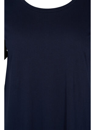 Katoenen t-shirt jurk met 2/4 mouwen, Night Sky, Packshot image number 2