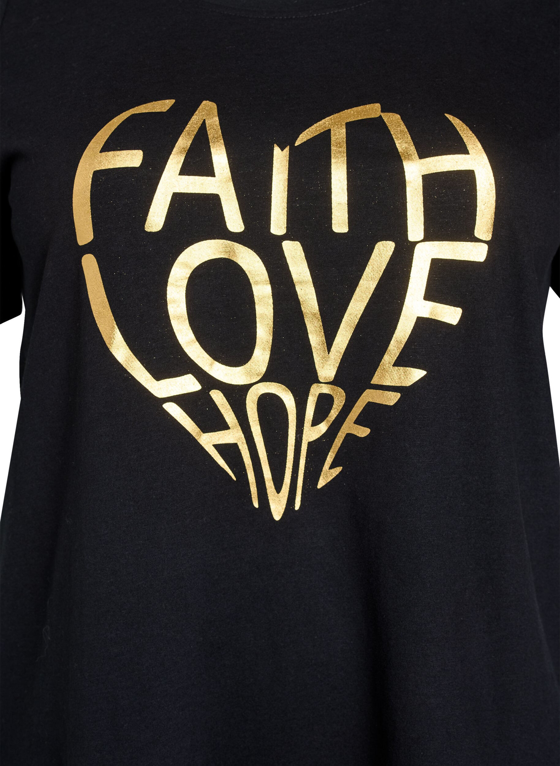 ZizziFLASH - T-shirt met motief, Zwart, Packshot image number 2