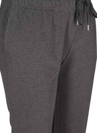 Pantalon de jogging avec largeur et poches, Dark Grey Melange, Packshot image number 2