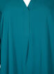 Jurk met lange mouwen en V-hals, Deep Teal, Packshot image number 2