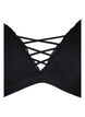 Soutien-gorge en dentelle rembourré, Black, Packshot image number 2