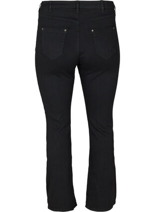 Ellen jeans met hoge taille en bootcut, Black, Packshot image number 1