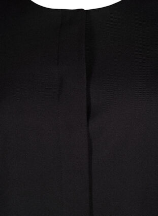 Veste de printemps avec patte de boutonnage cachée, Black, Packshot image number 2