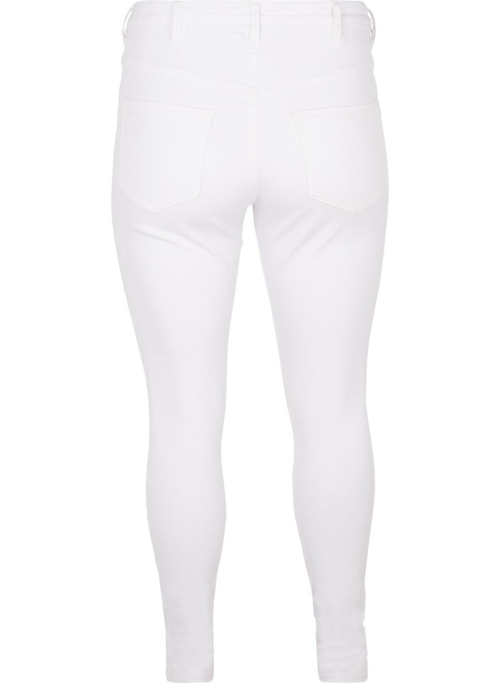 Super slim Amy jeans met hoge taille, White, Packshot image number 1