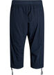 Pantacourt en coton, Bleu, Packshot image number 1