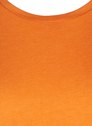 T-shirt met mix van katoen, Autumn Maple Mel., Packshot image number 2