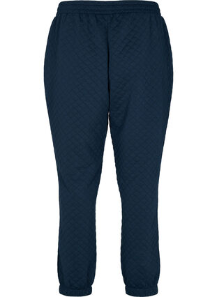 Gewatteerde joggingbroek met zakken, Navy Blazer, Packshot image number 1