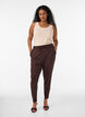 Effen basic top in katoen, Beige, Model image number 1