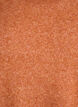 Pull ample en maille avec coutures apparentes, Orange fonc&eacute;, Packshot image number 2