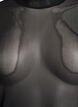 Getailleerde blouse van mesh met lange mouwen, Zwart, Packshot image number 2