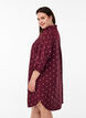 Korte jurk met kraag en borstzak, Rood, Model image number 2