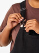 Salopettes en denim, Black, Model image number 2