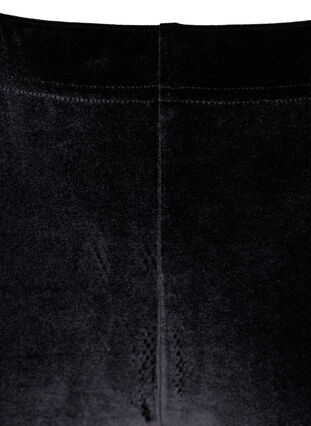 Legging in velours, Black, Packshot image number 2