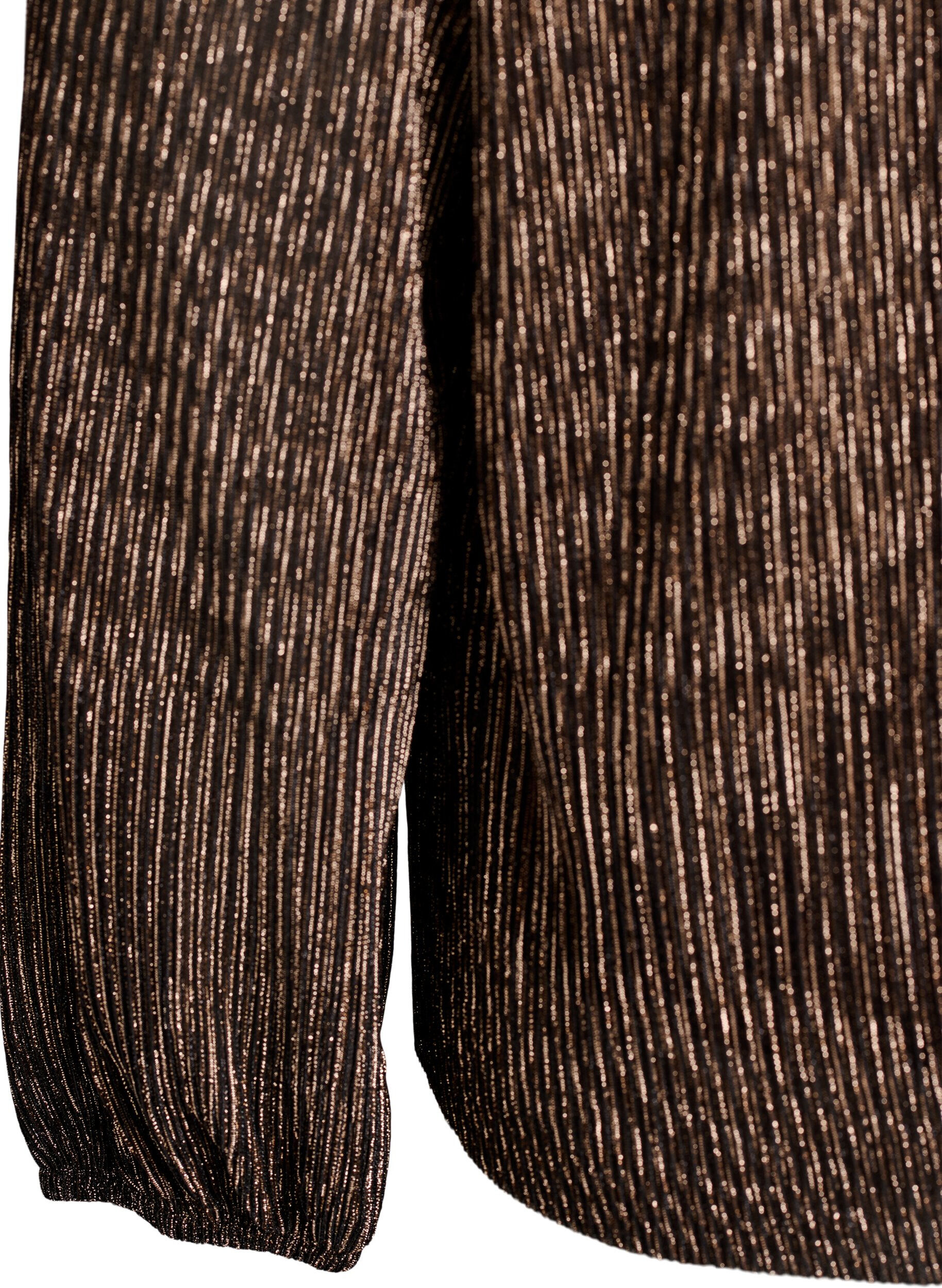 ZizziPartyblouse met glitterstrepen en lange mouwen, Zwart, Packshot image number 3