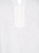 Katoenen tuniek met V-hals, Wit, Packshot image number 2
