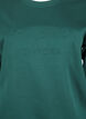 Sweat-shirt avec texte en tissu-&eacute;ponge, Vert, Packshot image number 2