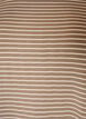 T-shirt ray&eacute; en viscose avec un col rond, Beige, Packshot image number 2