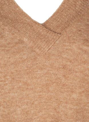 Pull en maille oversize chinée avec laine, Nomad as sample, Packshot image number 2