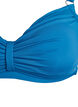 Soutien-gorge de bikini &agrave; armatures avec drap&eacute;, Bleu, Packshot image number 2