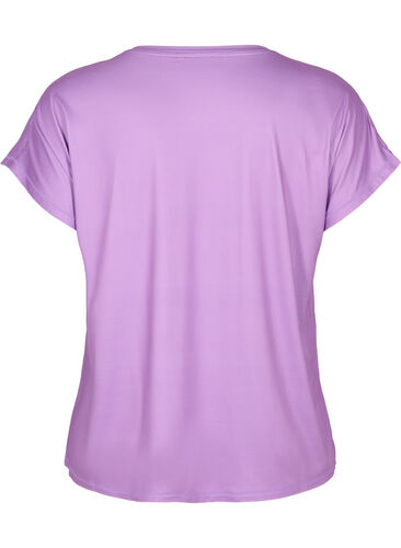 Trainings T-shirt met korte mouwen, African Violet, Packshot image number 1